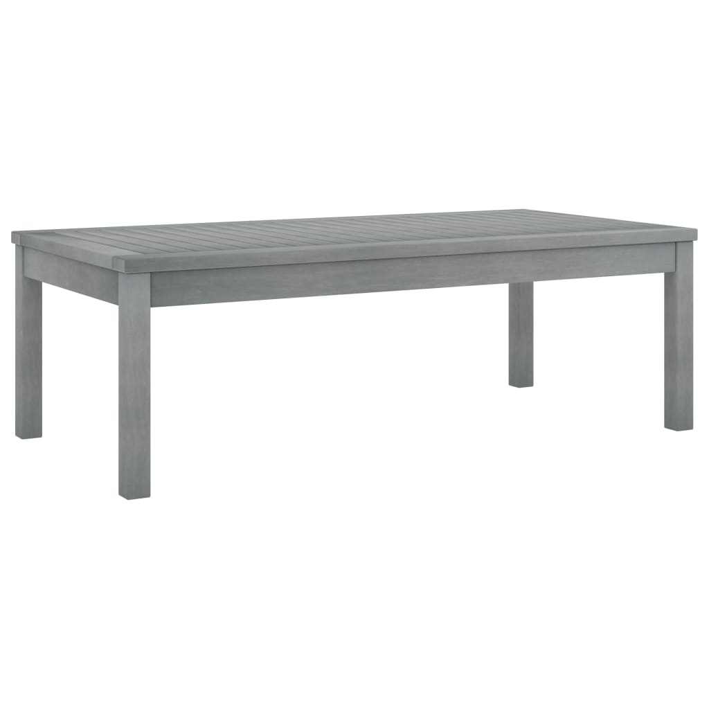 5-delige Loungeset met kussens massief acaciahout grijs is nu te koop bij PeponiXL, paradijselijk wonen!