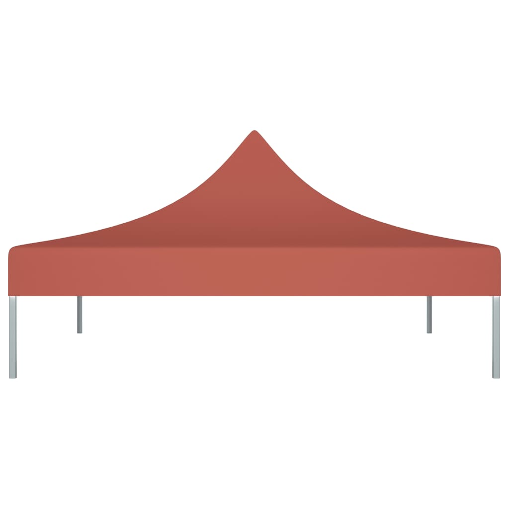 Partytentdak 270 g/m² 3x3 m terracotta is nu te koop bij PeponiXL, paradijselijk wonen!