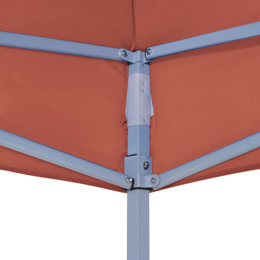 Partytentdak 270 g/m² 3x3 m terracotta is nu te koop bij PeponiXL, paradijselijk wonen!