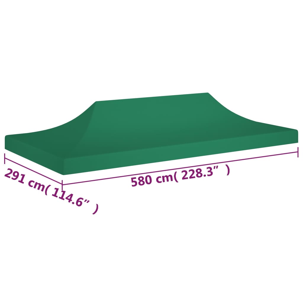 Partytentdak 270 g/m² 6x3 m groen is nu te koop bij PeponiXL, paradijselijk wonen!