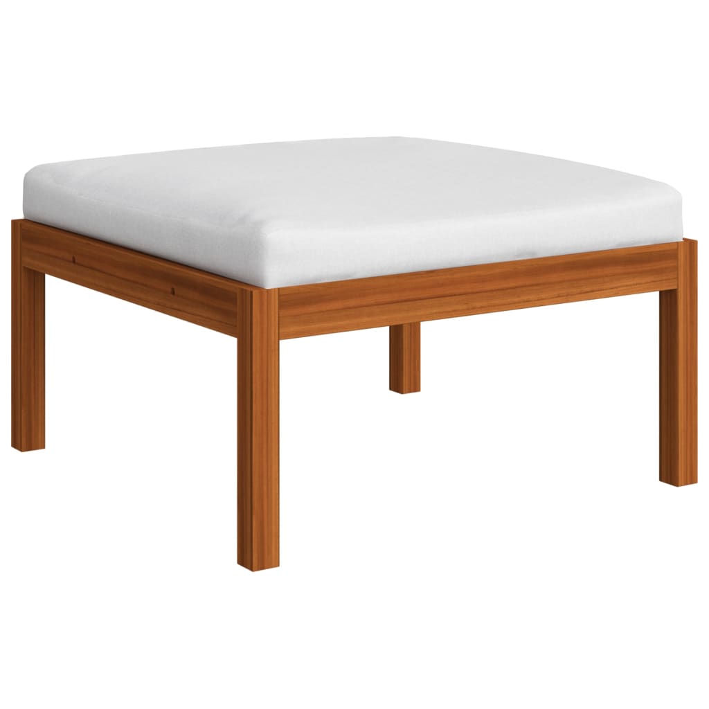 4-delige tuinloungeset met kussens crème 63x63 cm is nu te koop bij PeponiXL, paradijselijk wonen!