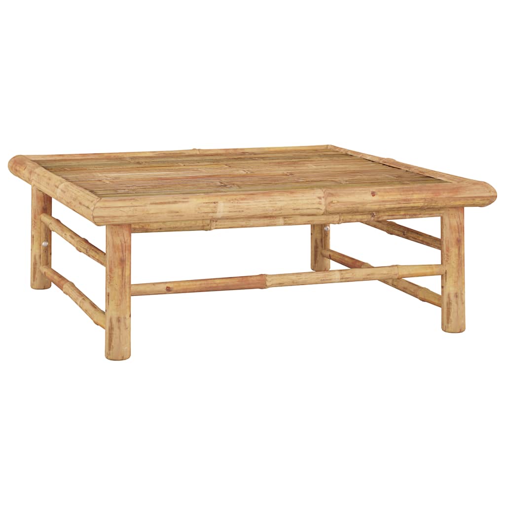 4-delige Loungeset met donkergrijze kussens bamboe is nu te koop bij PeponiXL, paradijselijk wonen!