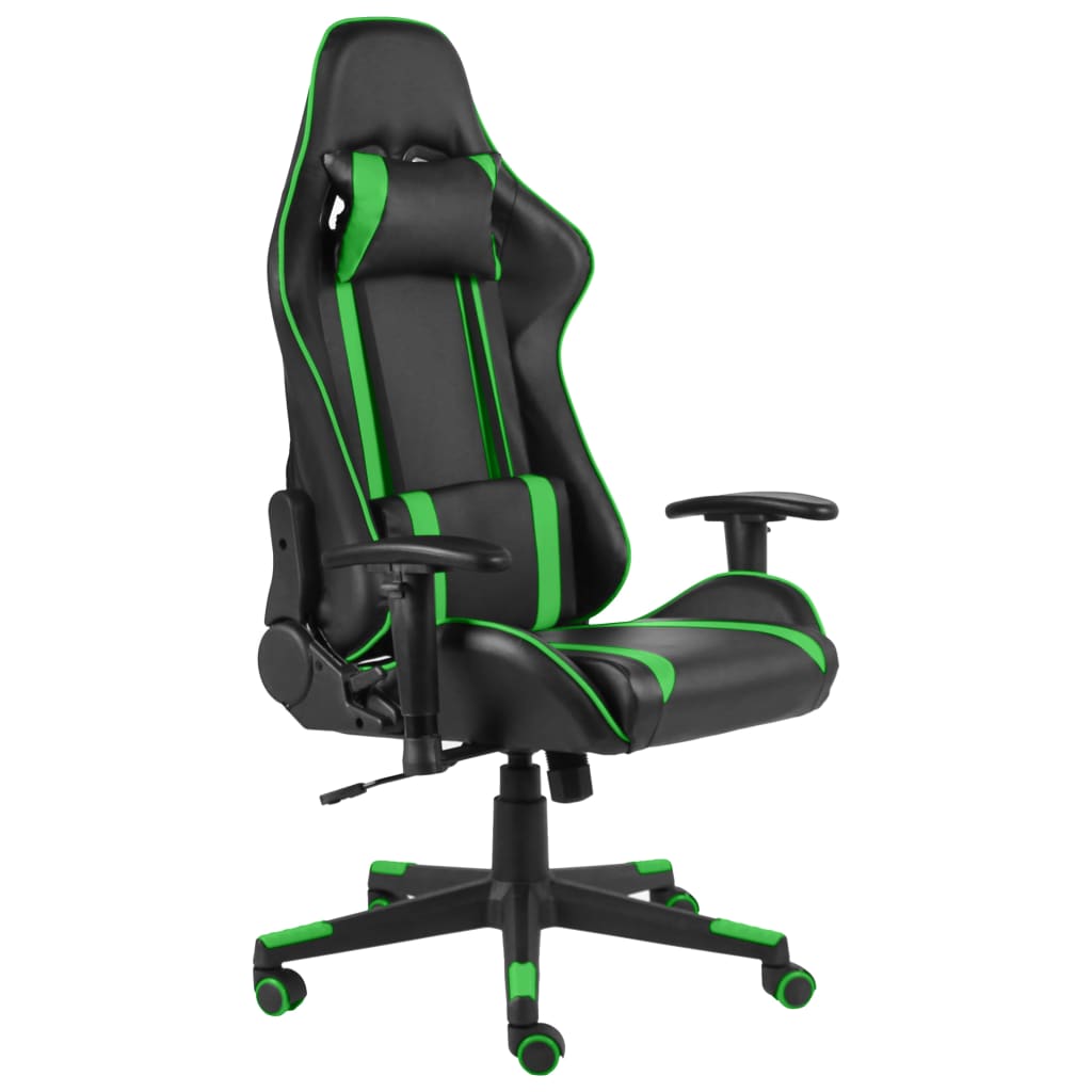 Gamestoel draaibaar PVC groen is nu te koop bij PeponiXL, paradijselijk wonen!