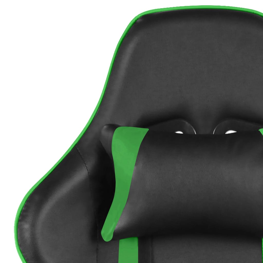 Gamestoel draaibaar PVC groen is nu te koop bij PeponiXL, paradijselijk wonen!