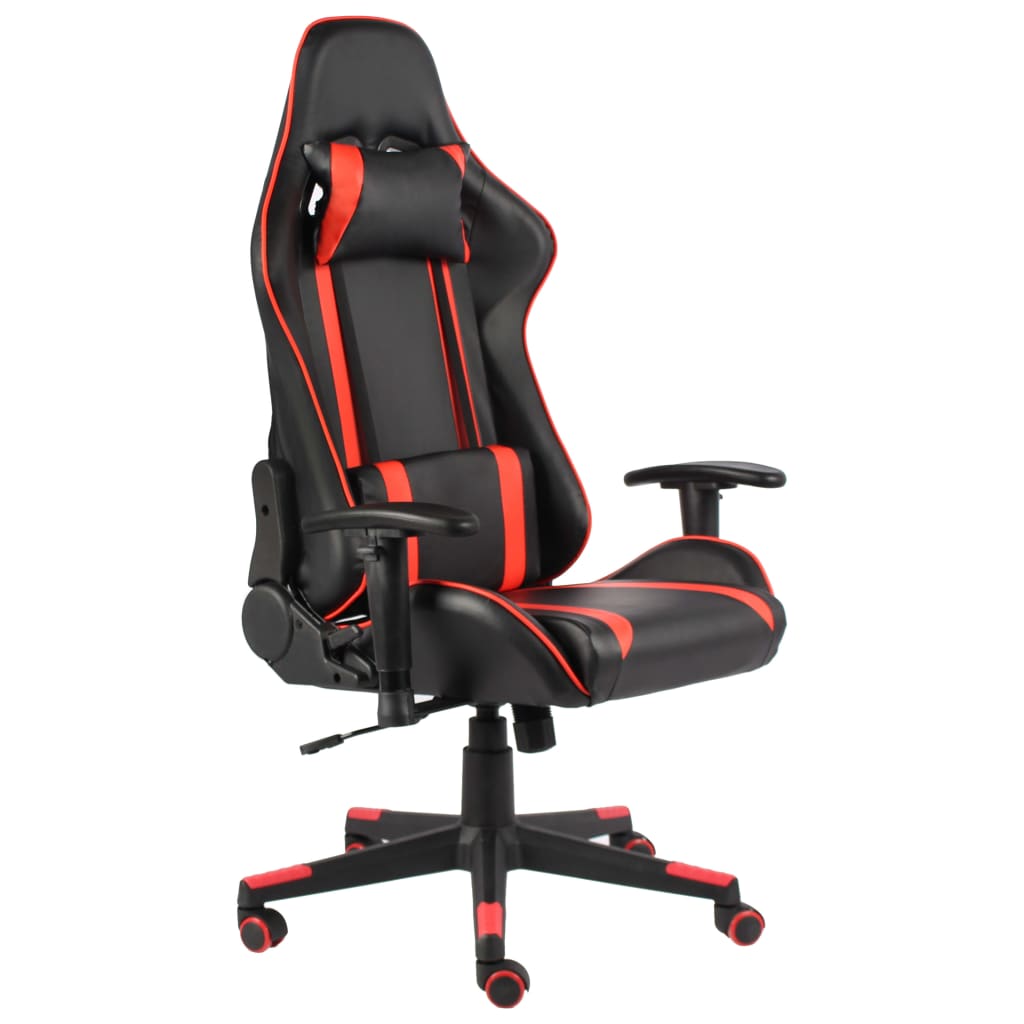 Gamestoel draaibaar PVC rood is nu te koop bij PeponiXL, paradijselijk wonen!