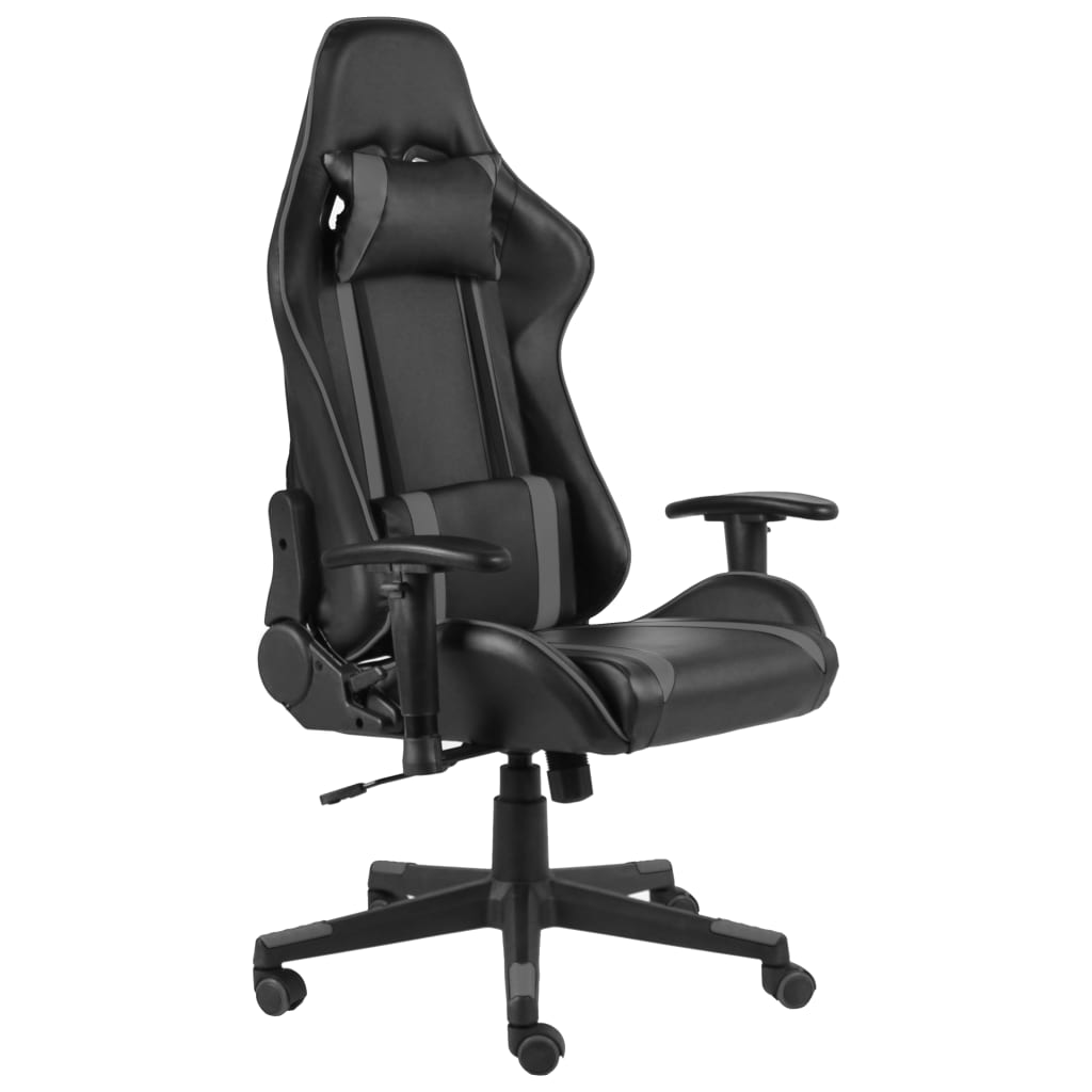 Gamestoel draaibaar PVC grijs is nu te koop bij PeponiXL, paradijselijk wonen!