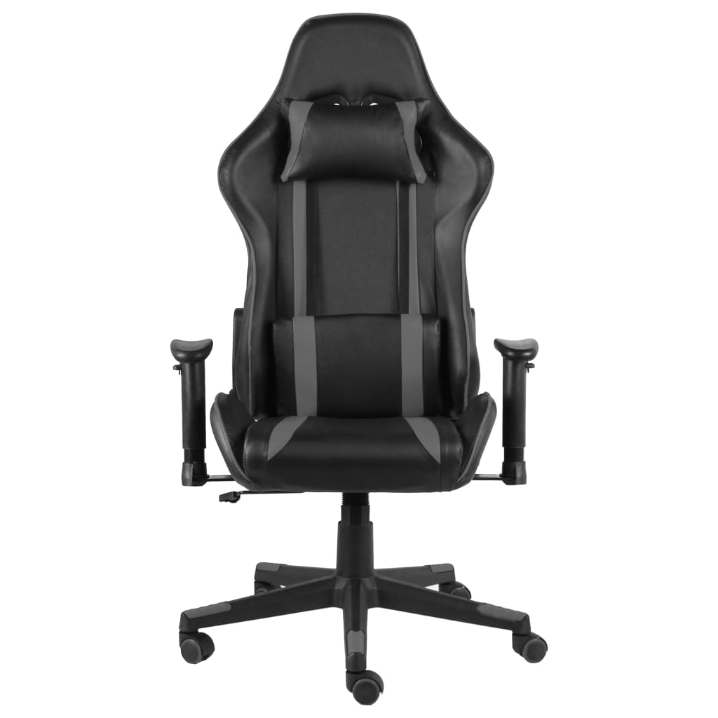 Gamestoel draaibaar PVC grijs is nu te koop bij PeponiXL, paradijselijk wonen!