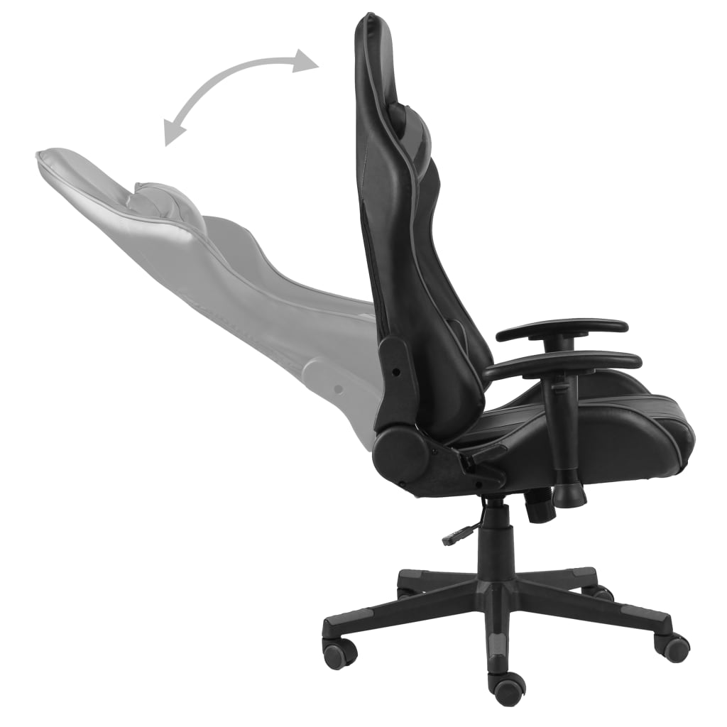 Gamestoel draaibaar PVC grijs is nu te koop bij PeponiXL, paradijselijk wonen!