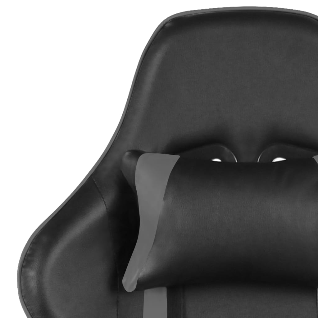 Gamestoel draaibaar PVC grijs is nu te koop bij PeponiXL, paradijselijk wonen!