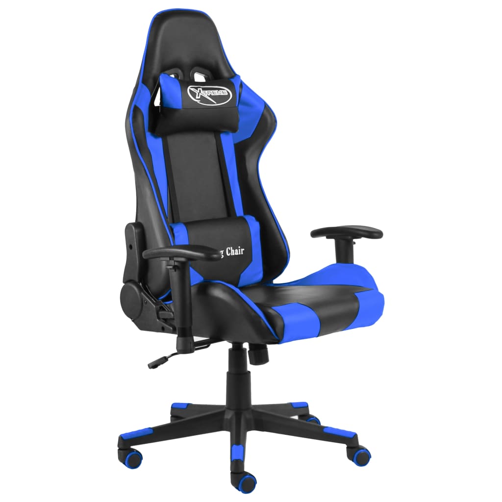 Gamestoel draaibaar PVC blauw is nu te koop bij PeponiXL, paradijselijk wonen!