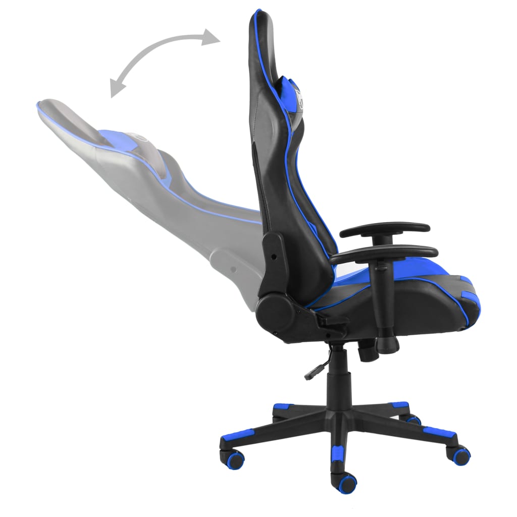 Gamestoel draaibaar PVC blauw is nu te koop bij PeponiXL, paradijselijk wonen!