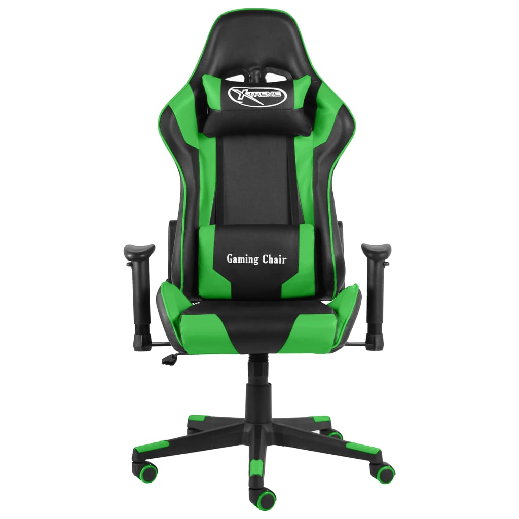Gamestoel draaibaar PVC groen is nu te koop bij PeponiXL, paradijselijk wonen!