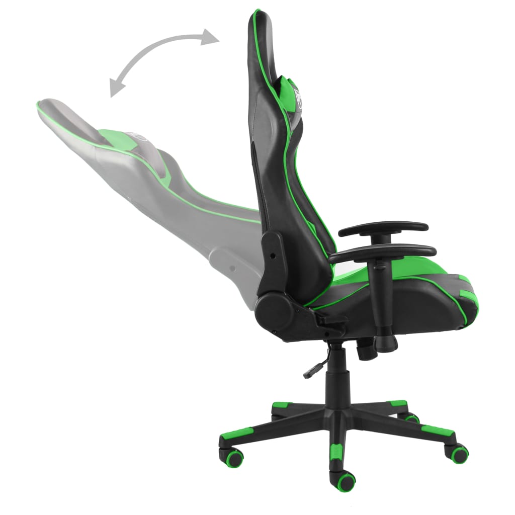 Gamestoel draaibaar PVC groen is nu te koop bij PeponiXL, paradijselijk wonen!