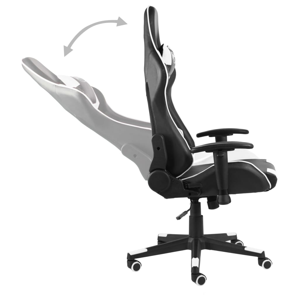 Gamestoel draaibaar PVC wit is nu te koop bij PeponiXL, paradijselijk wonen!