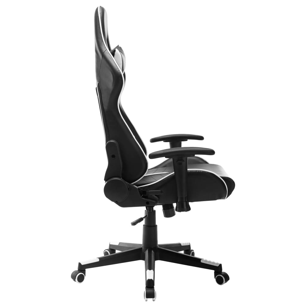Gamestoel kunstleer zwart en wit is nu te koop bij PeponiXL, paradijselijk wonen!
