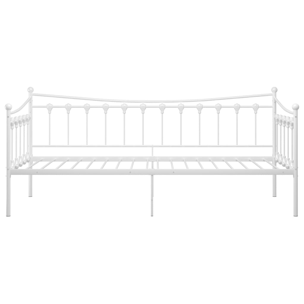 Slaapbank metaal wit 90x200 cm is nu te koop bij PeponiXL, paradijselijk wonen!