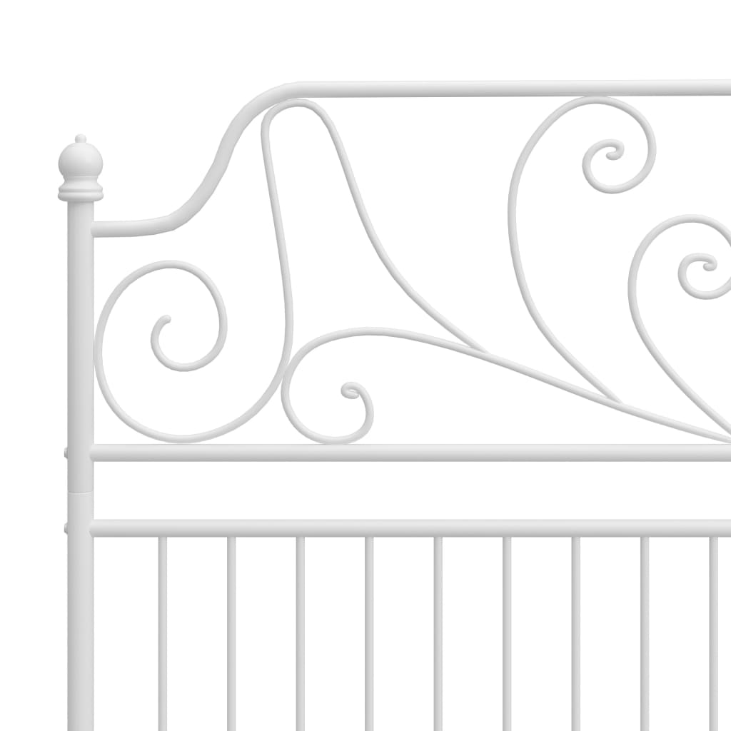 Bedframe metaal wit 140x200 cm is nu te koop bij PeponiXL, paradijselijk wonen!