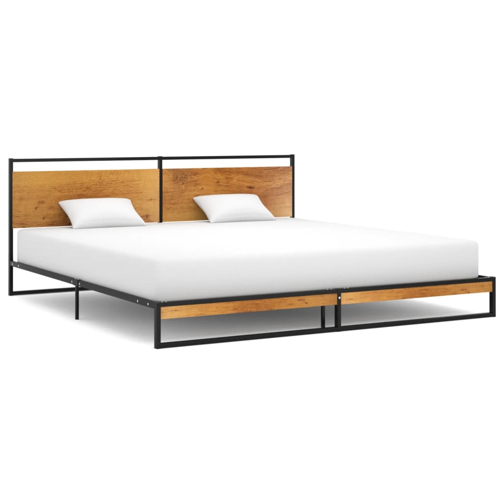 Bedframe metaal 200x200 cm is nu te koop bij PeponiXL, paradijselijk wonen!