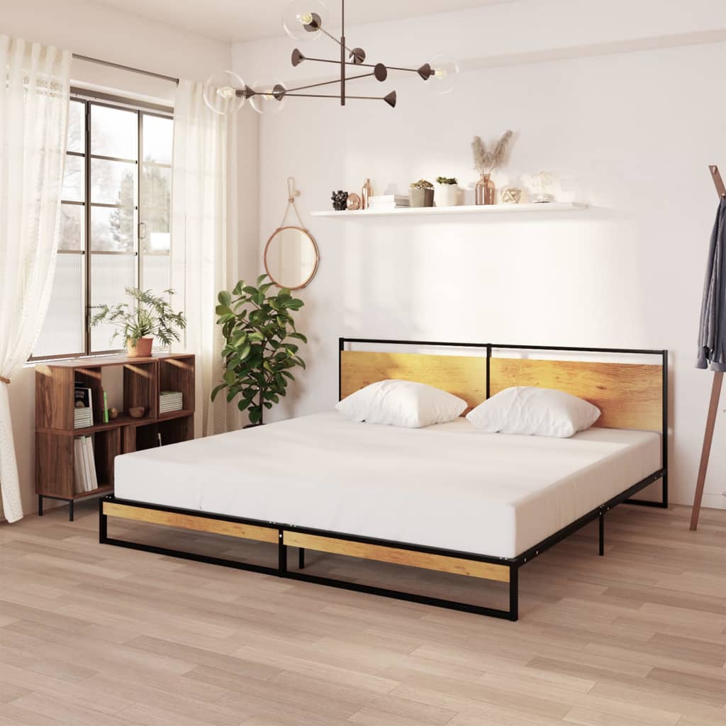 Bedframe metaal 200x200 cm is nu te koop bij PeponiXL, paradijselijk wonen!