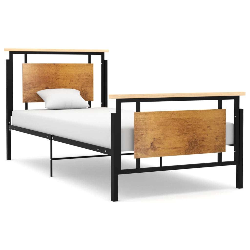 Bedframe metaal 90x200 cm is nu te koop bij PeponiXL, paradijselijk wonen!