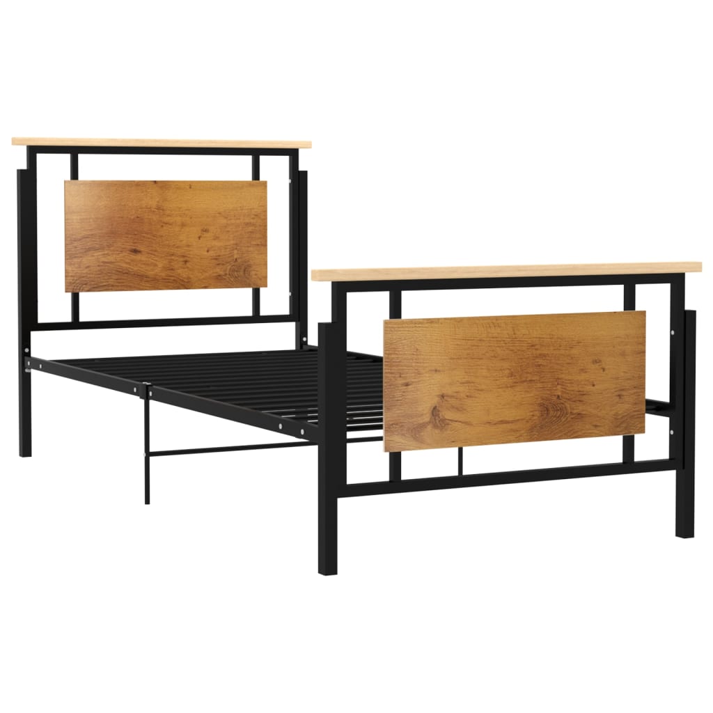 Bedframe metaal 100x200 cm is nu te koop bij PeponiXL, paradijselijk wonen!