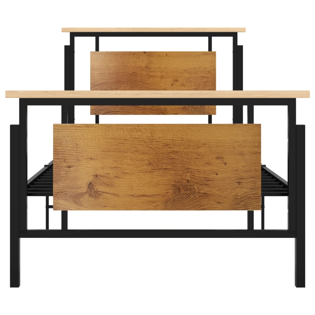 Bedframe metaal 100x200 cm is nu te koop bij PeponiXL, paradijselijk wonen!