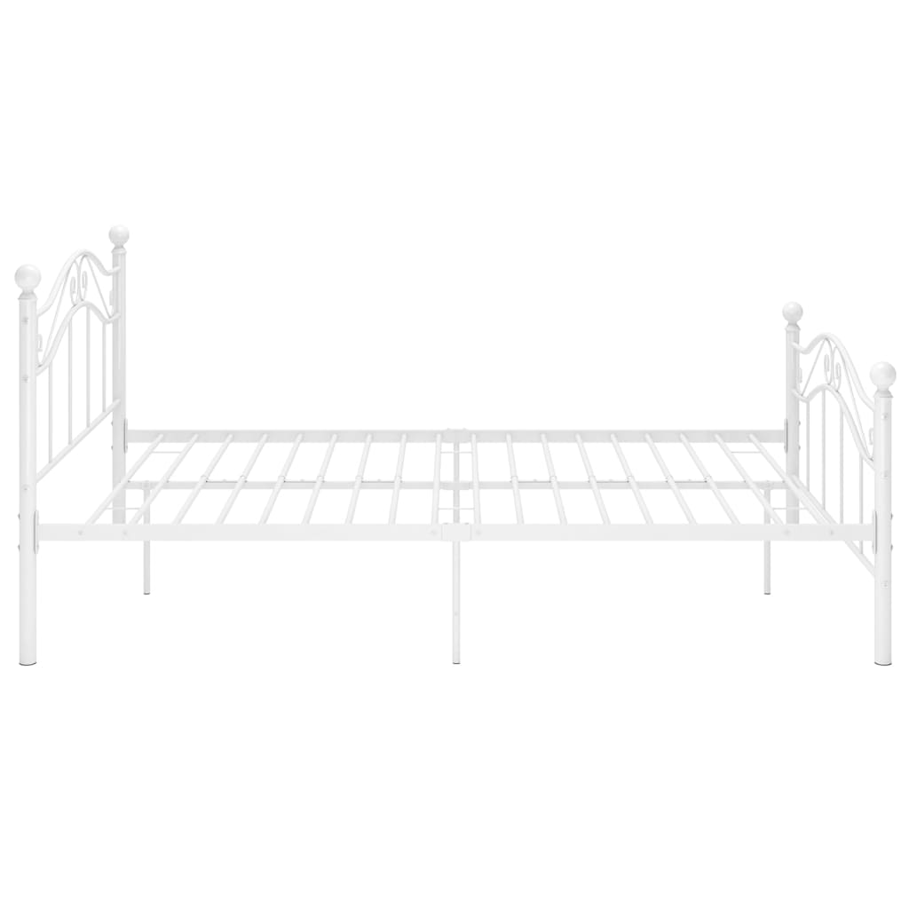 Bedframe metaal wit 120x200 cm is nu te koop bij PeponiXL, paradijselijk wonen!