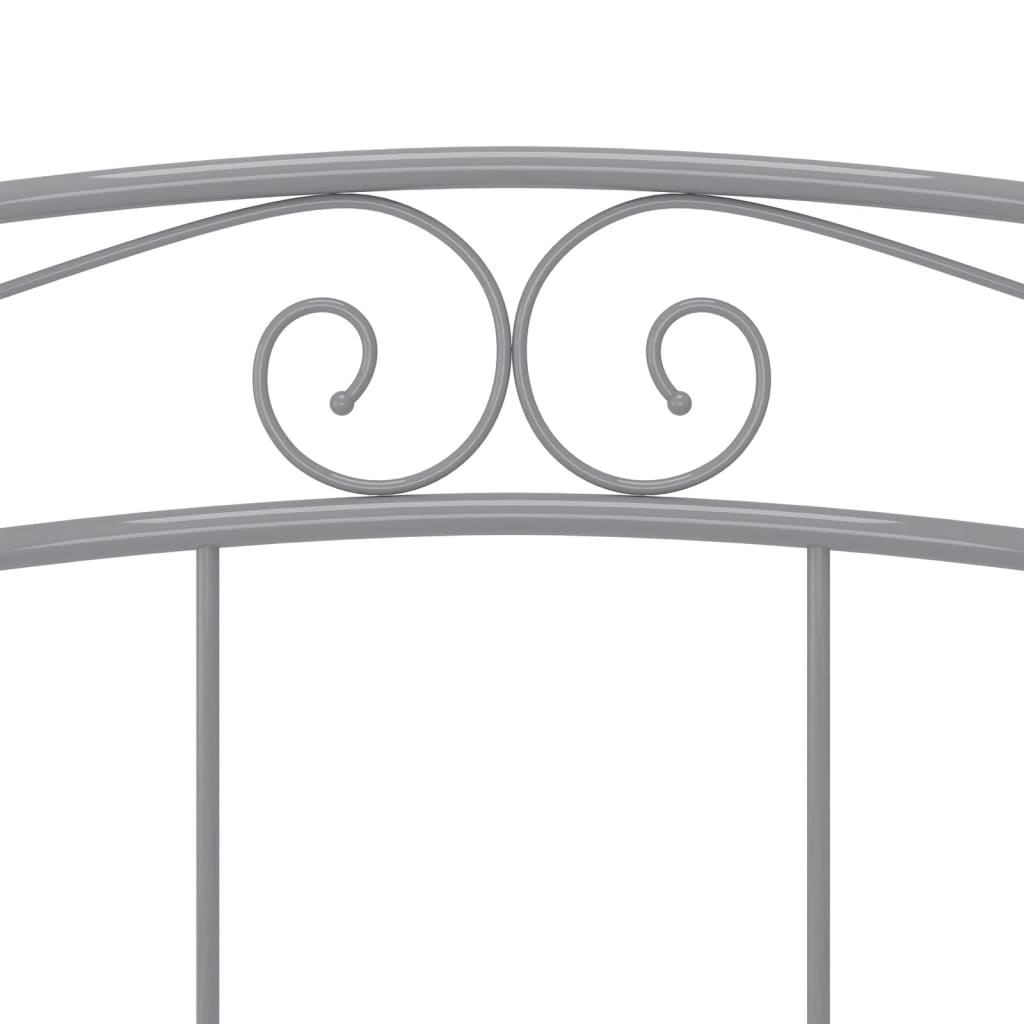 Bedframe metaal grijs 160x200 cm is nu te koop bij PeponiXL, paradijselijk wonen!
