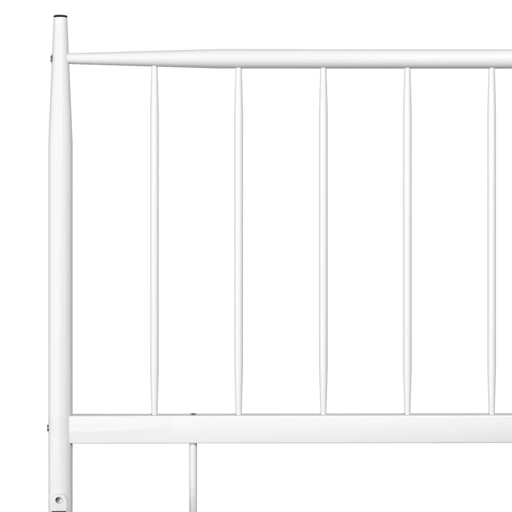 Bedframe metaal wit 90x200 cm is nu te koop bij PeponiXL, paradijselijk wonen!