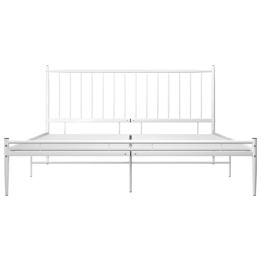 Bedframe metaal wit 180x200 cm is nu te koop bij PeponiXL, paradijselijk wonen!