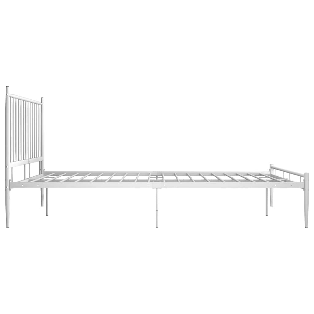 Bedframe metaal wit 180x200 cm is nu te koop bij PeponiXL, paradijselijk wonen!