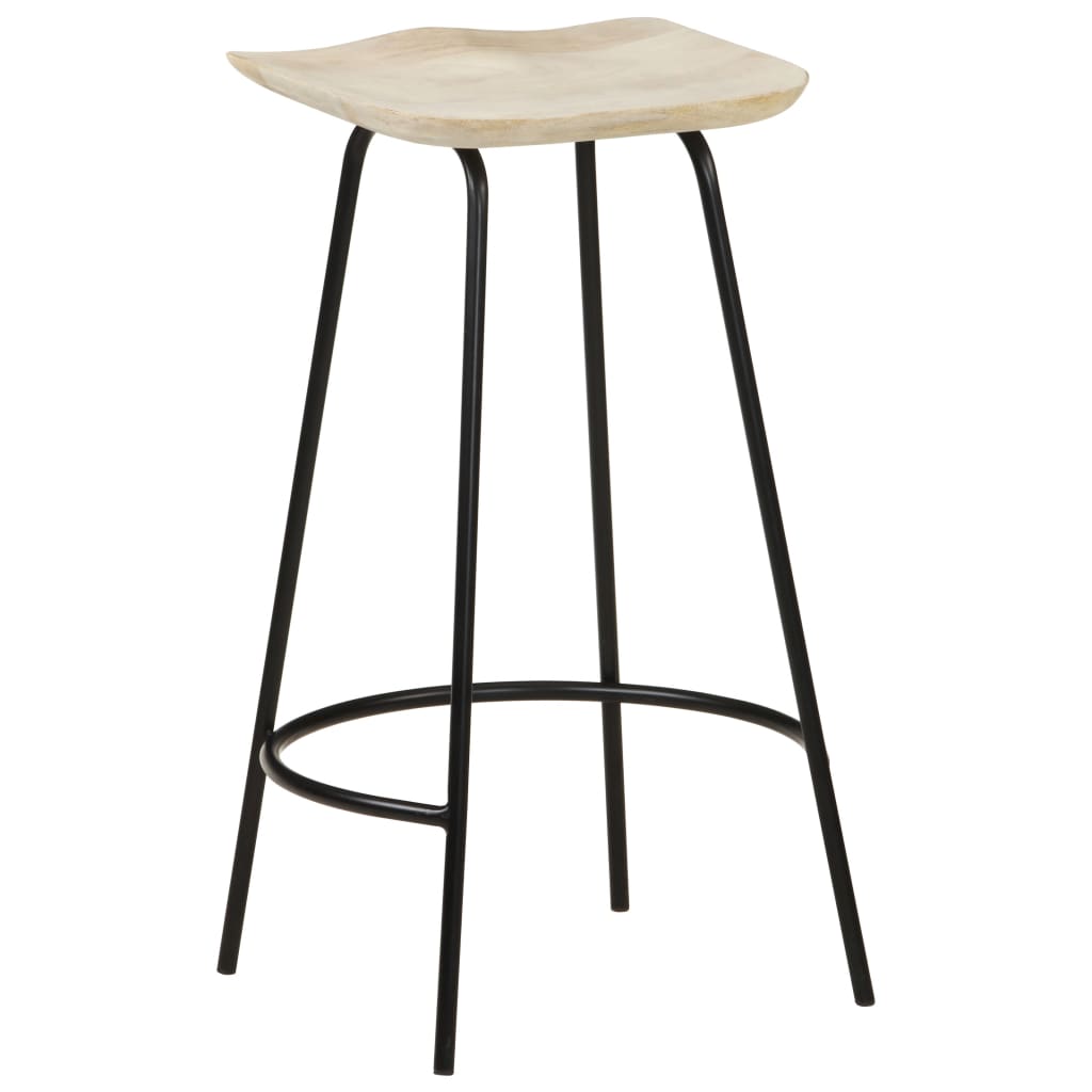 Barkrukken 4 st massief mangohout is nu te koop bij PeponiXL, paradijselijk wonen!