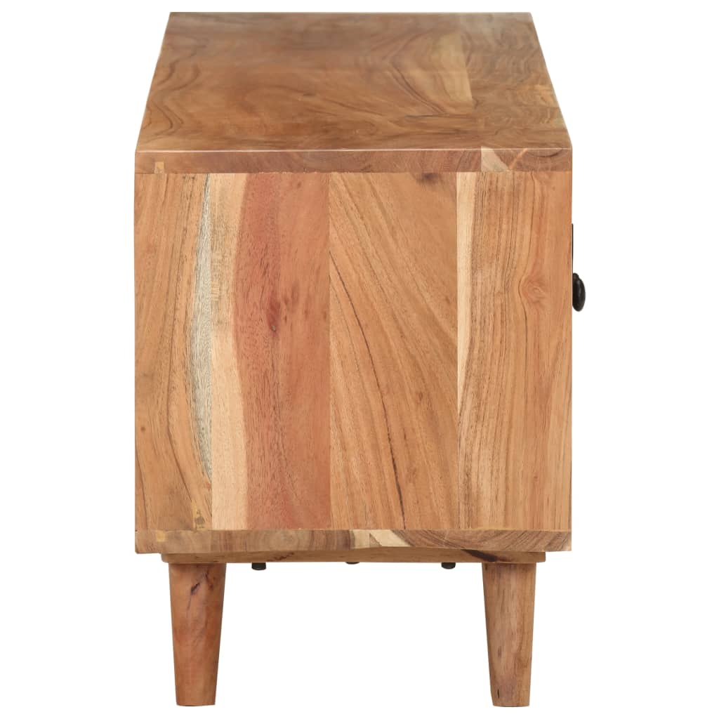 Tv-meubel 115x30x39 cm massief acaciahout is nu te koop bij PeponiXL, paradijselijk wonen!