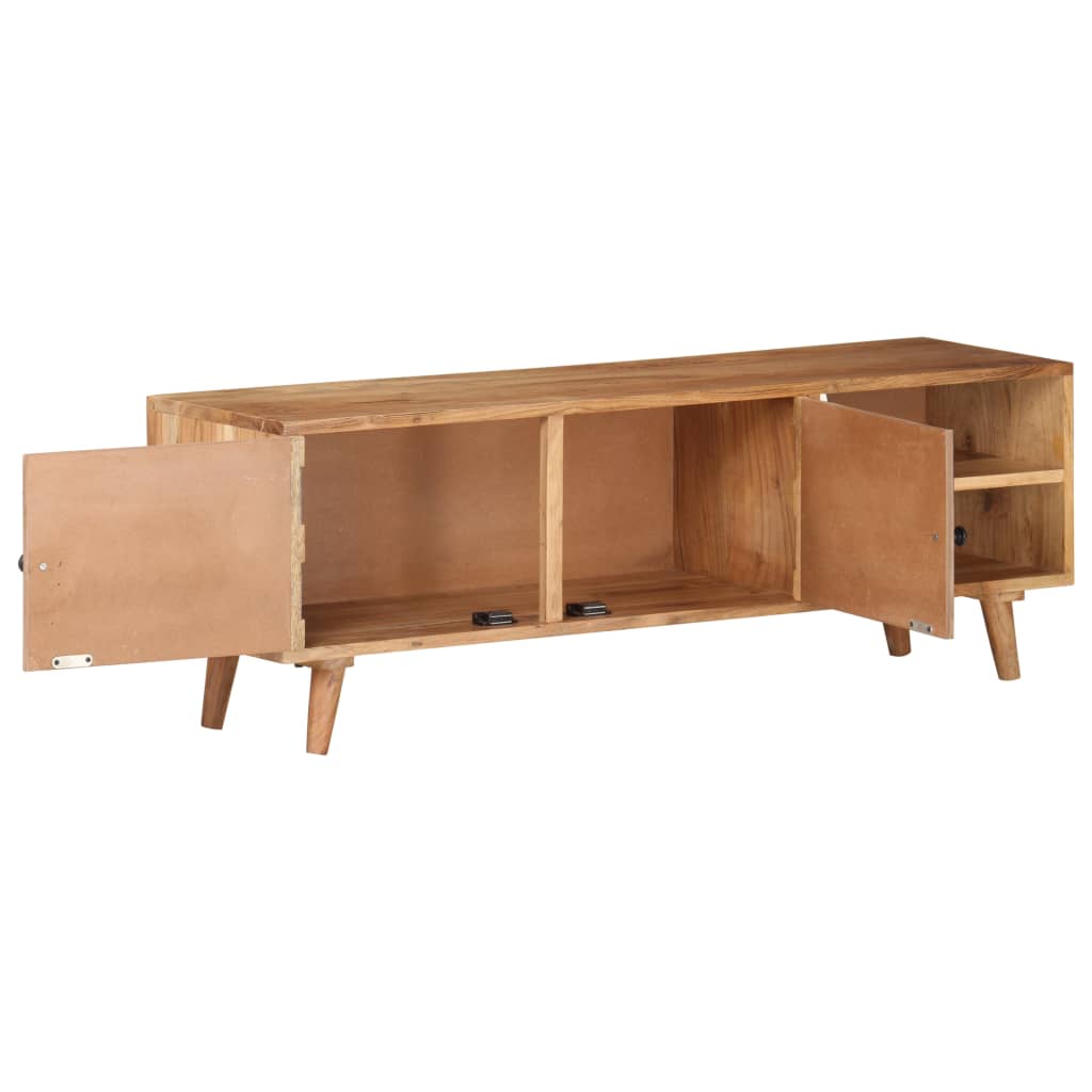 Tv-meubel 115x30x39 cm massief acaciahout is nu te koop bij PeponiXL, paradijselijk wonen!