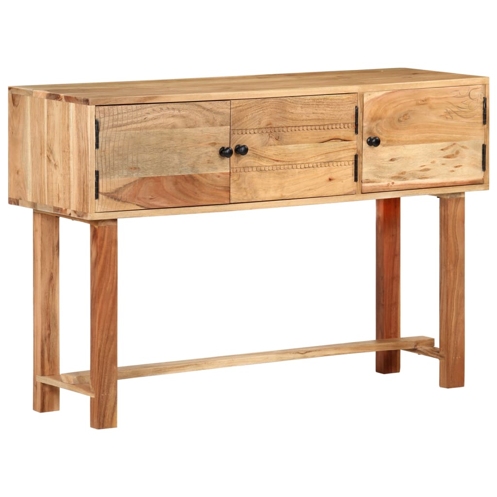 Dressoir 115x35x75 cm massief acaciahout is nu te koop bij PeponiXL, paradijselijk wonen!