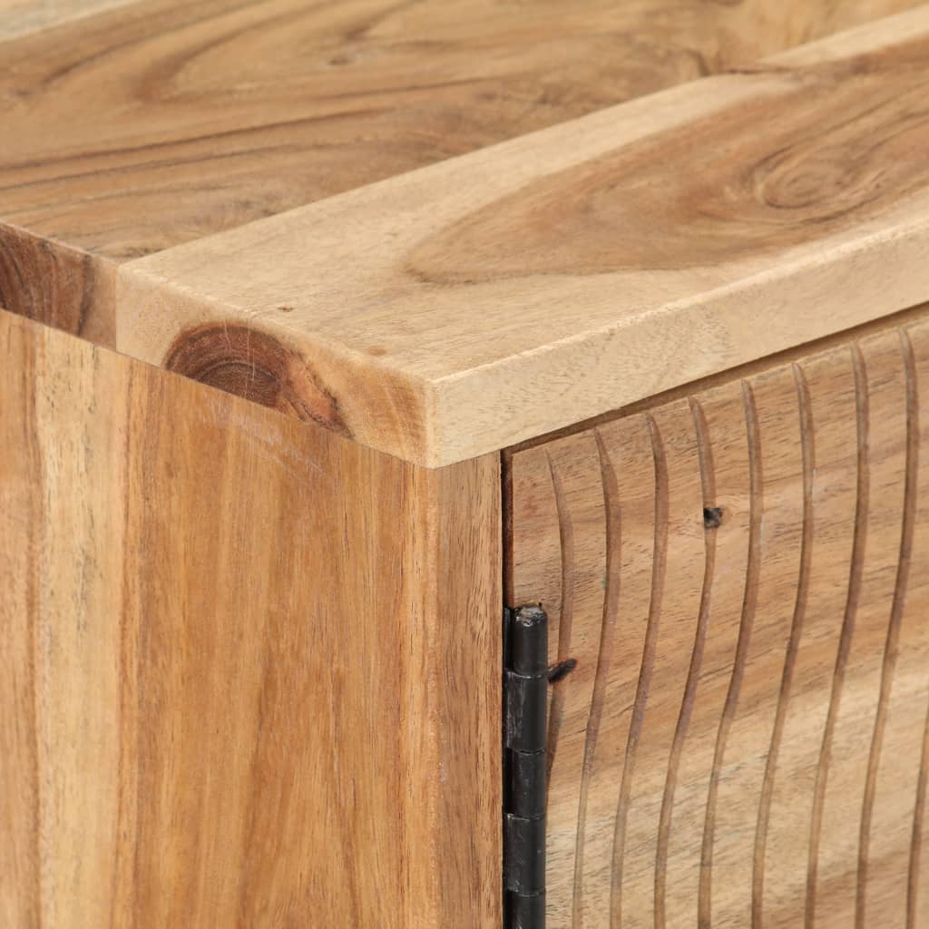 Dressoir 115x35x75 cm massief acaciahout is nu te koop bij PeponiXL, paradijselijk wonen!