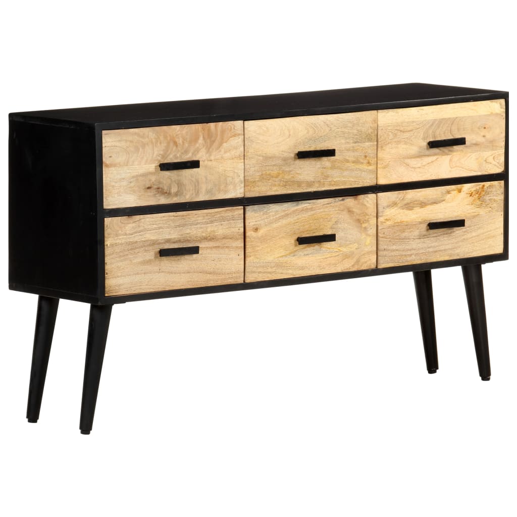 Dressoir 110x33x64 cm massief mangohout is nu te koop bij PeponiXL, paradijselijk wonen!
