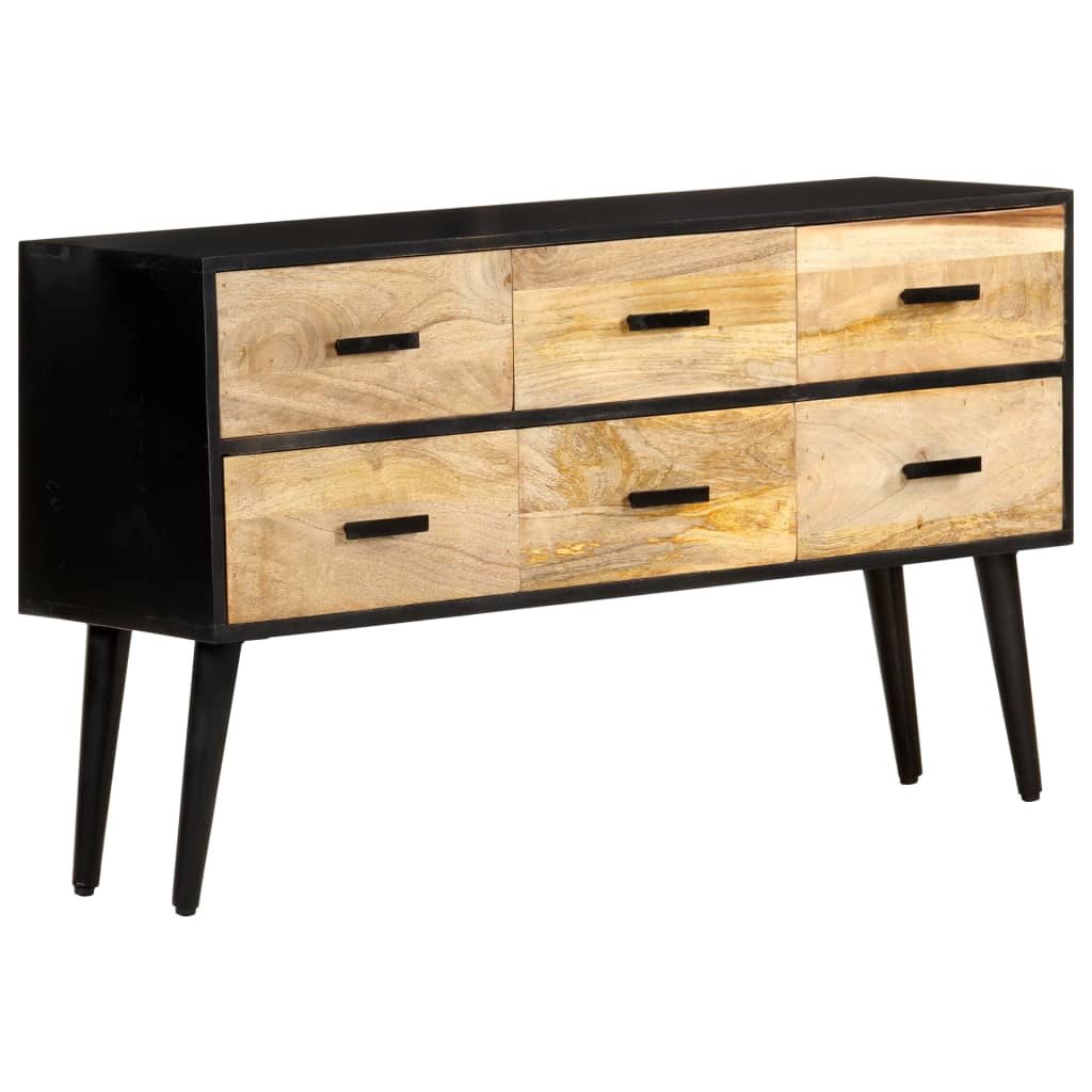 Dressoir 110x33x64 cm massief mangohout is nu te koop bij PeponiXL, paradijselijk wonen!