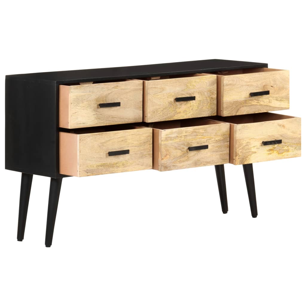 Dressoir 110x33x64 cm massief mangohout is nu te koop bij PeponiXL, paradijselijk wonen!