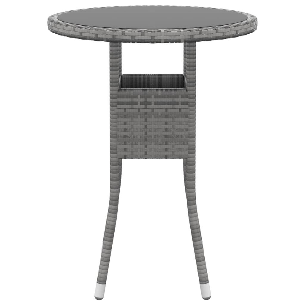 5-delige Loungeset poly rattan grijs is nu te koop bij PeponiXL, paradijselijk wonen!