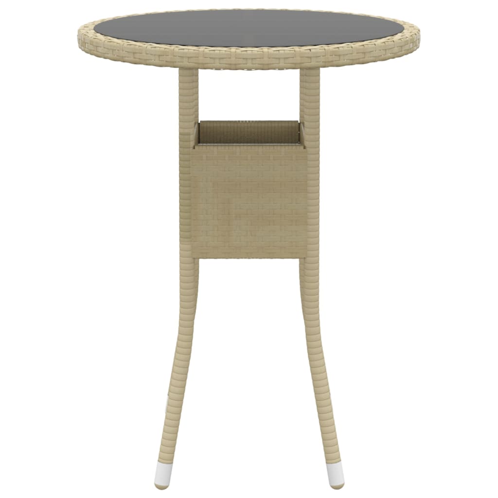5-delige Loungeset poly rattan beige is nu te koop bij PeponiXL, paradijselijk wonen!