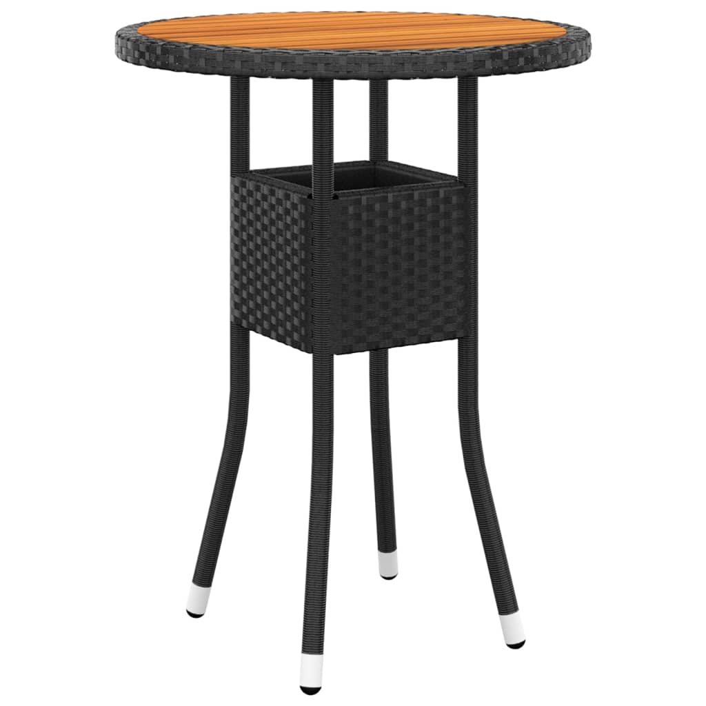 5-delige Loungeset poly rattan zwart is nu te koop bij PeponiXL, paradijselijk wonen!