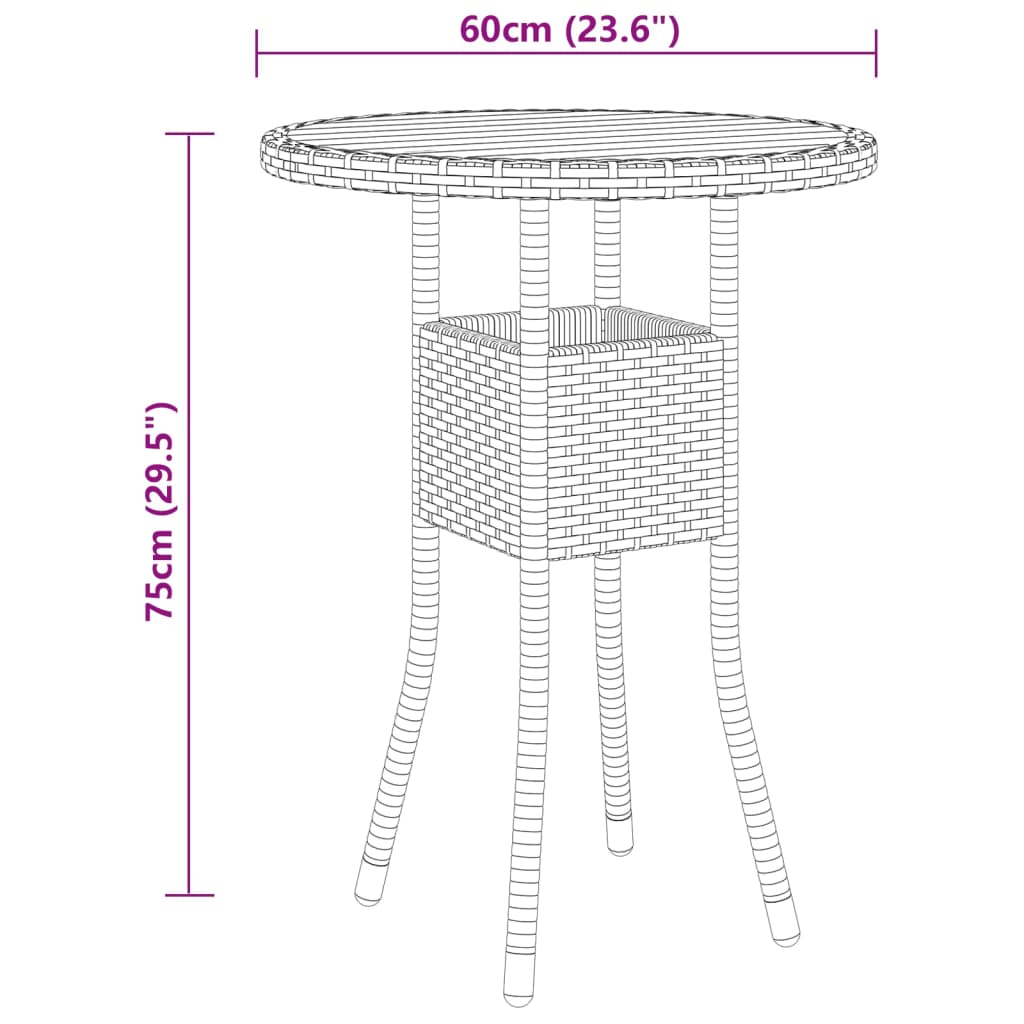5-delige Loungeset poly rattan grijs is nu te koop bij PeponiXL, paradijselijk wonen!