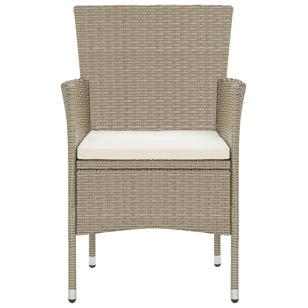 3-delige Tuinset poly rattan beige is nu te koop bij PeponiXL, paradijselijk wonen!