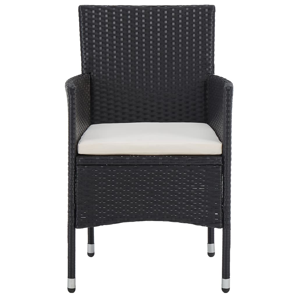 5-delige Tuinset poly rattan zwart is nu te koop bij PeponiXL, paradijselijk wonen!