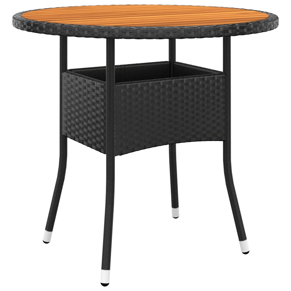5-delige Tuinset poly rattan zwart is nu te koop bij PeponiXL, paradijselijk wonen!