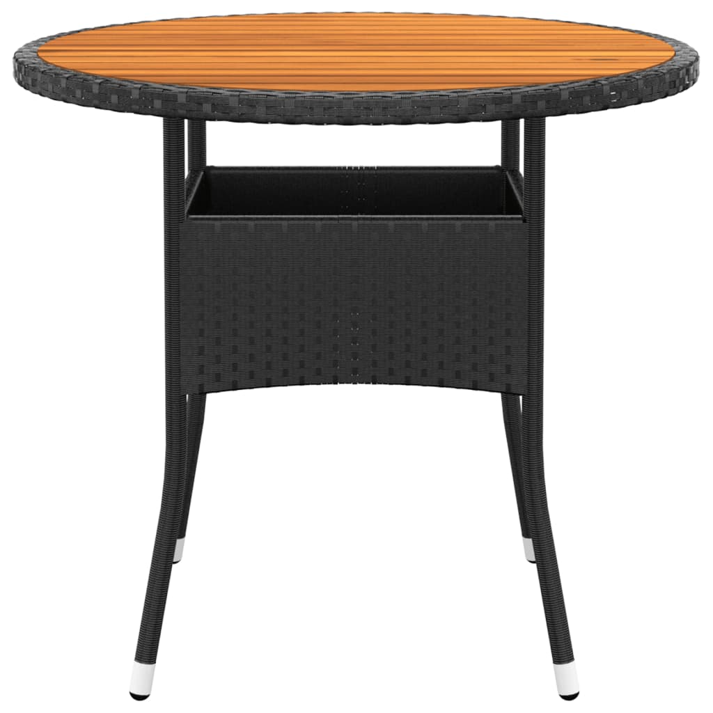 5-delige Tuinset poly rattan zwart is nu te koop bij PeponiXL, paradijselijk wonen!
