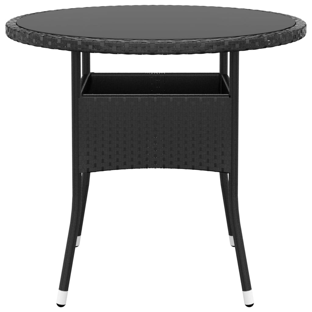 5-delige Tuinset poly rattan zwart is nu te koop bij PeponiXL, paradijselijk wonen!