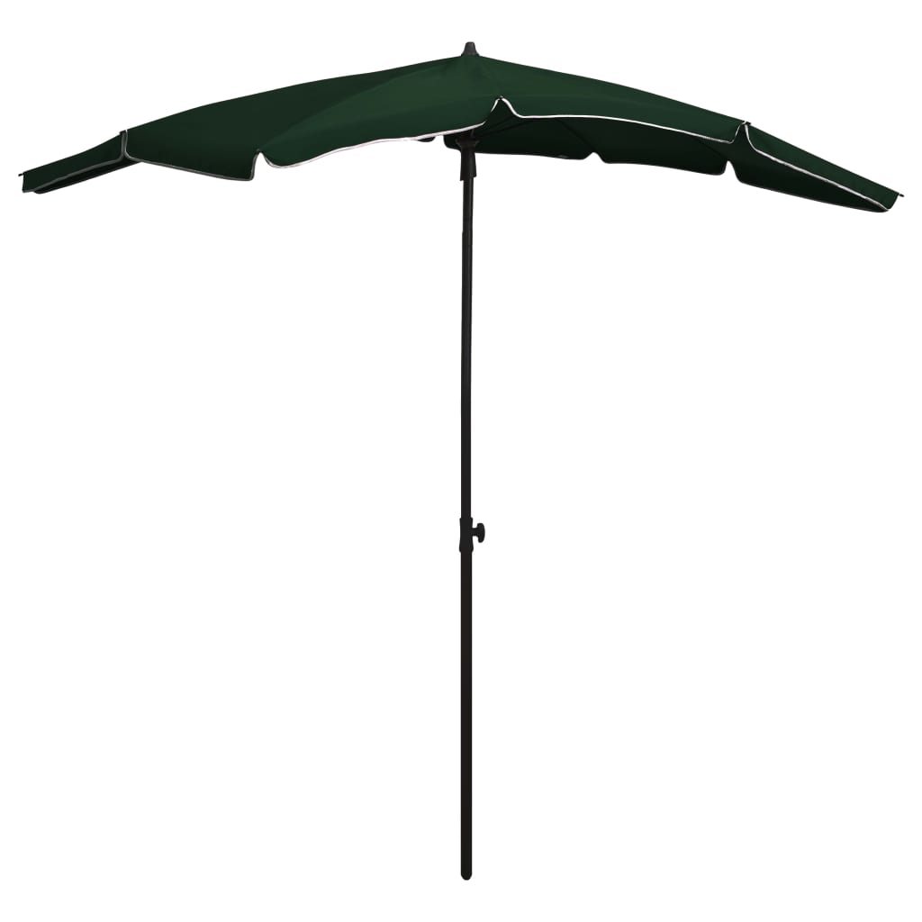 Parasol met paal 200x130 cm groen is nu te koop bij PeponiXL, paradijselijk wonen!