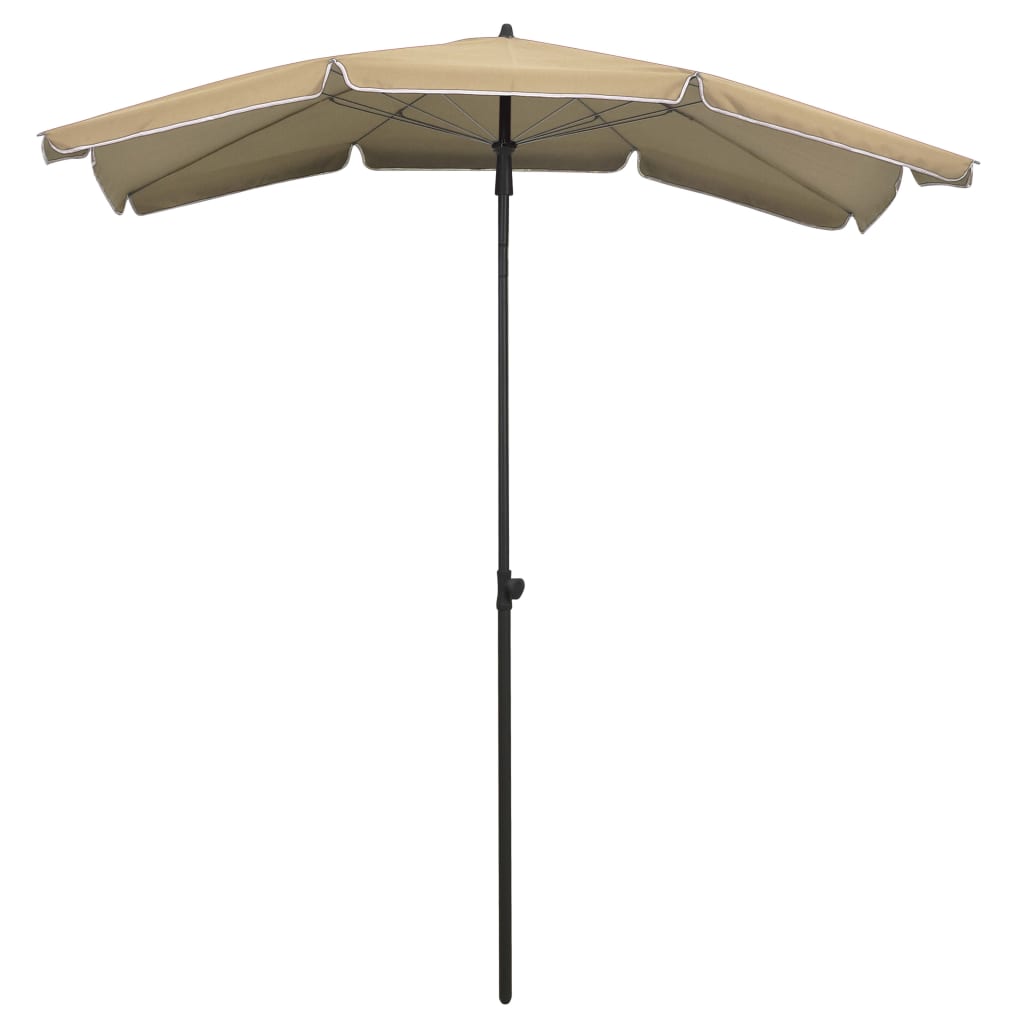 Parasol met paal 200x130 cm taupe is nu te koop bij PeponiXL, paradijselijk wonen!
